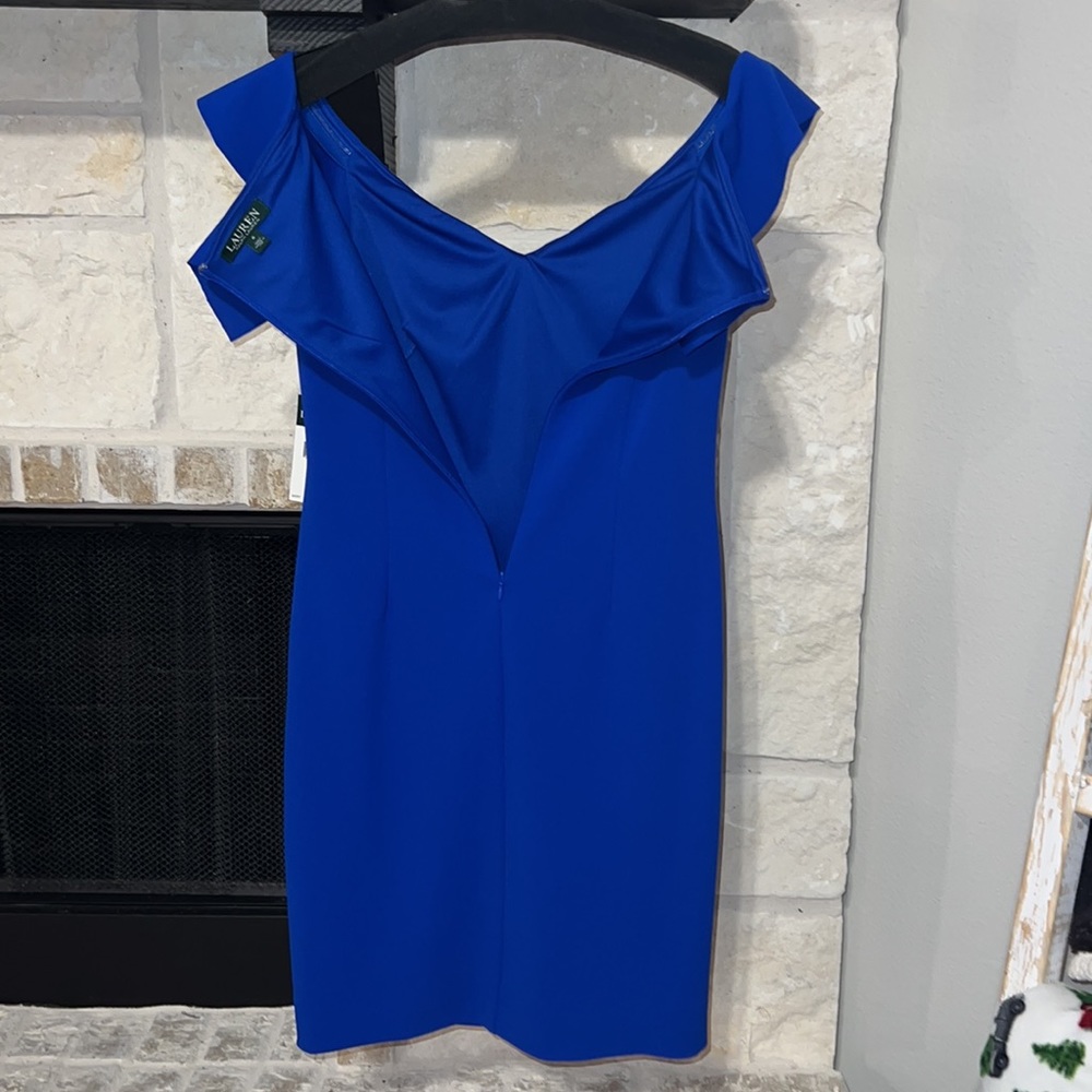 Ralph Lauren Deep Lapis Dress NWT - Picture 6 of 9